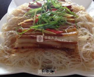 粉丝蒸五花肉的做法步骤：3