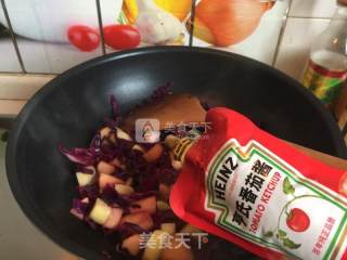 紫甘蓝苹果浓汤的做法步骤：8