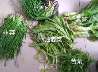 腐乳油麦菜的做法步骤：1