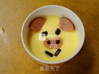 小猪蒸蛋的做法步骤：9