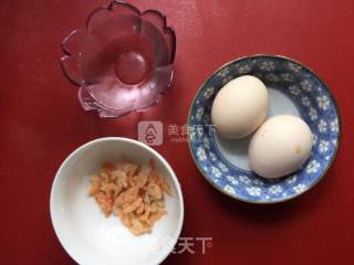 海米蒸蛋的做法步骤：1