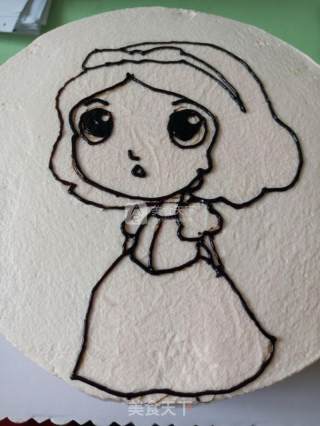 白雪公主生日蛋糕的做法步骤：12