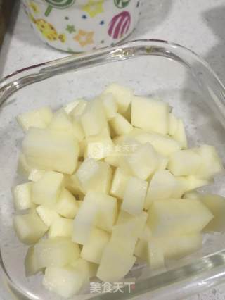 小炖肉葱油面的做法步骤：2