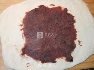 千层豆沙小面包的做法步骤：5