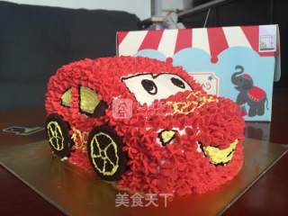 小汽车生日蛋糕的做法步骤：7