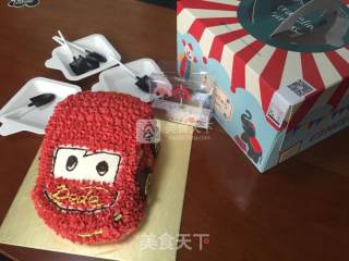 小汽车生日蛋糕的做法步骤：9