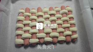 热狗海盐芝士面包的做法步骤：19