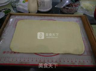 培根辫子面包（6个量）的做法步骤：1