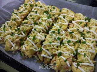 培根辫子面包（6个量）的做法步骤：10
