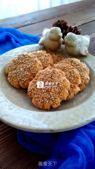 芝麻小小酥的做法步骤：16