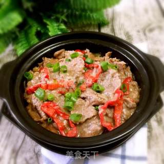 香辣牛肉粉丝煲的做法步骤：10