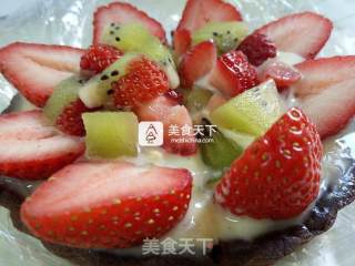 水果巧克力塔的做法步骤：10