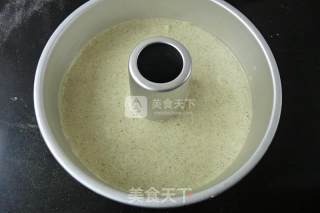 艾草戚风的做法步骤：12