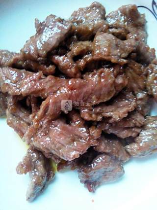 杭椒炒牛肉的做法步骤：7
