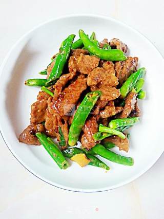 杭椒炒牛肉的做法步骤：11
