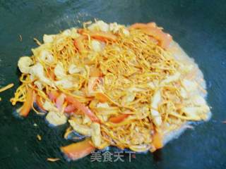 虫草花炒瘦肉的做法步骤：6
