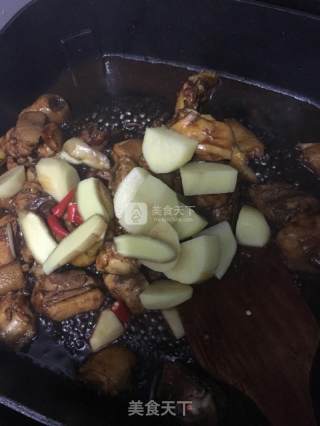 大盘鸡????的做法步骤：5