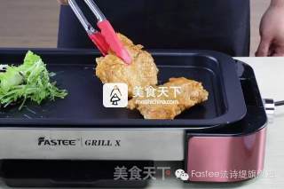 【食在Fastee】香烤鸡扒配杂菜（烧烤）的做法步骤：3