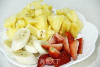 风靡欧美减肥菠萝汁的做法步骤：2
