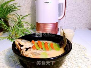 豆浆鲫鱼汤的做法步骤：12