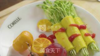 春芽蛋卷——活力早餐必备的做法步骤：5