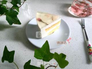 致即将逝去的春天【樱花慕斯蛋糕】的做法步骤：15