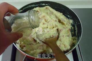 培根芝士土豆泥的做法步骤：8