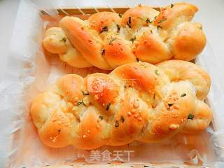 香葱面包的做法步骤：20