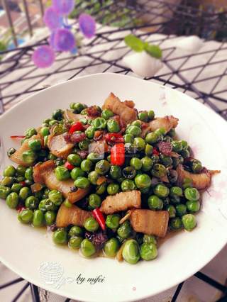 香辣五花肉豌豆的做法步骤：7