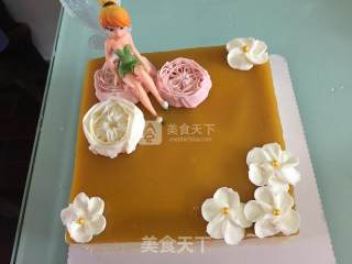 花仙子芒果慕斯的做法步骤：16