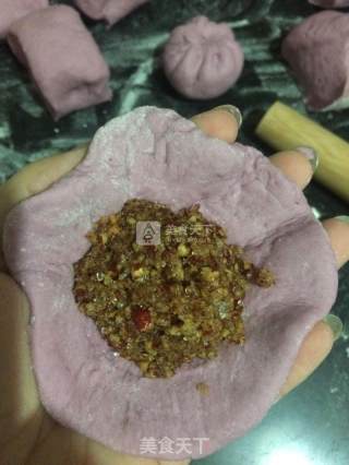 紫薯全麦枣泥小馒头的做法步骤：11