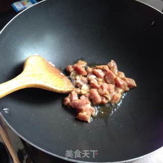 肉丁萝卜土豆饭的做法步骤：4