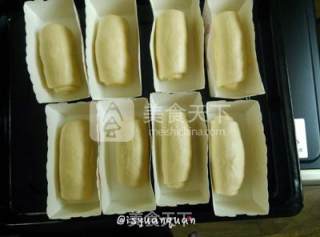 纸盒椰蓉小面包的做法步骤：6