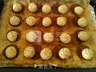 烤箱版老北京开口笑的做法步骤：9