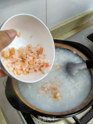 山药海虾菜粥的做法步骤：4