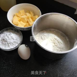 玫瑰饼干的做法步骤：1