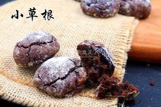 巧克力裂纹酥的做法步骤：17