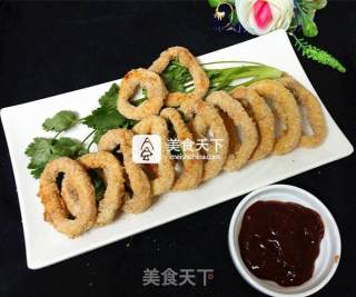 五香烤鱿鱼圈的做法步骤：13