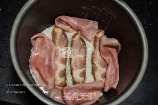 蘑菇焗饭（电饭煲版）的做法步骤：4