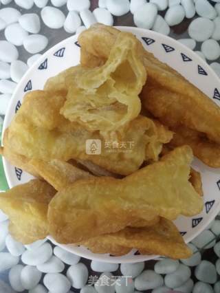 油条的做法步骤：6