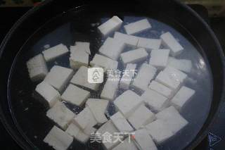 肉末浇汁豆腐的做法步骤：3