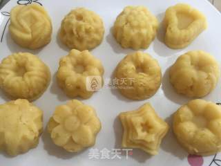 手工绿豆糕的做法步骤：7