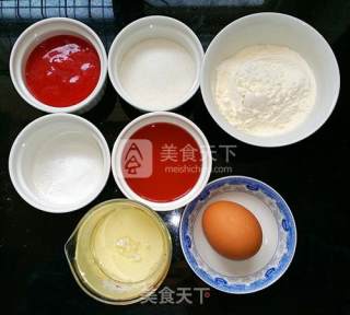 玫瑰纸杯蛋糕的做法步骤：1
