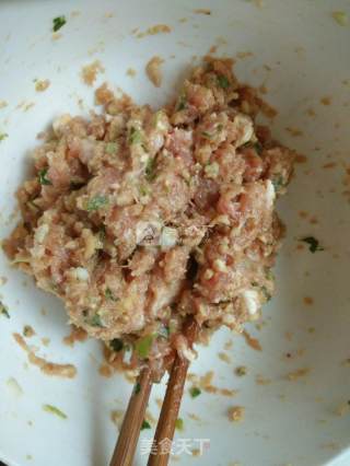 香菇肉虾仁船的做法步骤：5
