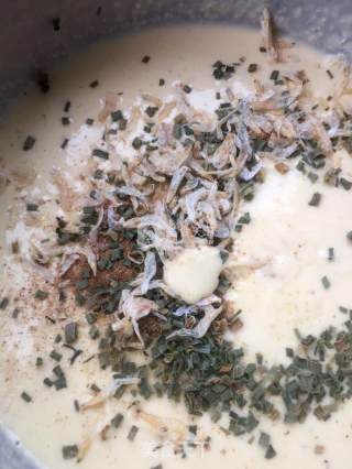 豆渣蛋饼的做法步骤：4