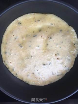 豆渣蛋饼的做法步骤：8