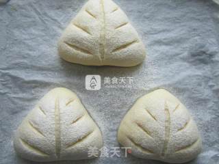 叶形豆沙包的做法步骤：10