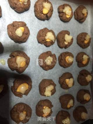 可可香浓坚果酥饼的做法步骤：8