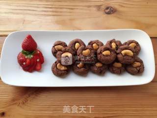 可可香浓坚果酥饼的做法步骤：9