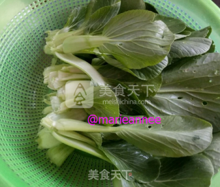 蒜香鸡毛菜的做法步骤：2